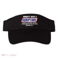 Funny Famous Scripture Gifts Bible Verse Candy Bar Parody Visor thumb 0