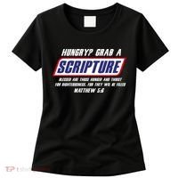 Funny Famous Scripture Gifts Bible Verse Candy Bar Parody Women's T-Shirt thumb 0