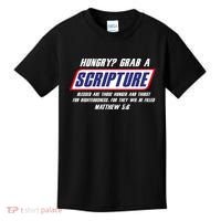 Funny Famous Scripture Gifts Bible Verse Candy Bar Parody Kids T-Shirt thumb 0