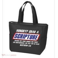 Funny Famous Scripture Gifts Bible Verse Candy Bar Parody Tote Bag thumb 3