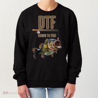 Funny Fishing Shirts: DTF Down To Fish Women's Sweatshirt thumb 0