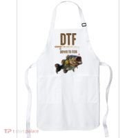 Funny Fishing Shirts: DTF Down To Fish Apron thumb 0