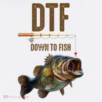 Funny Fishing Shirts: DTF Down To Fish Women's Tank Top thumb 5