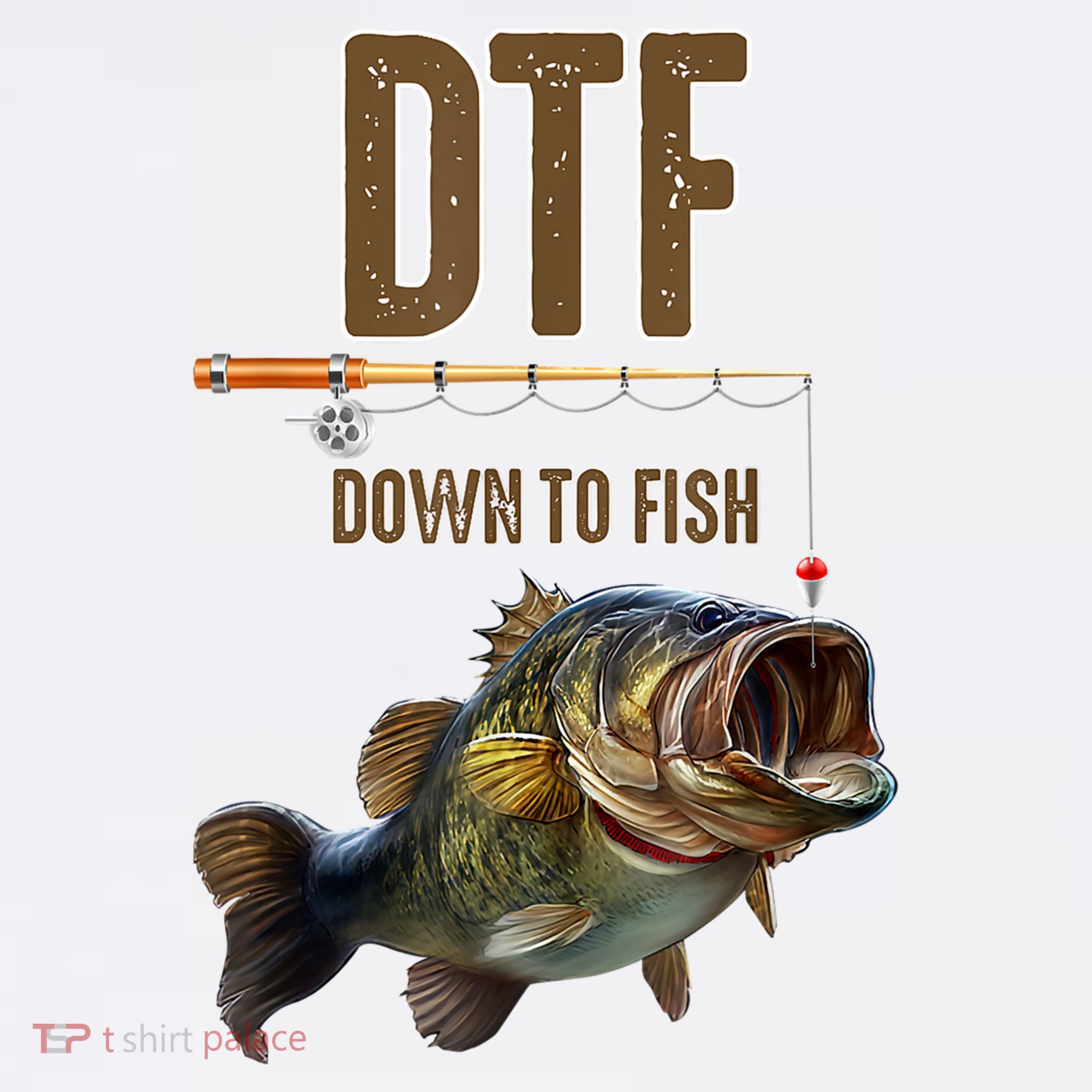 Funny Fishing Shirts: DTF Down To Fish Women's Tank Top