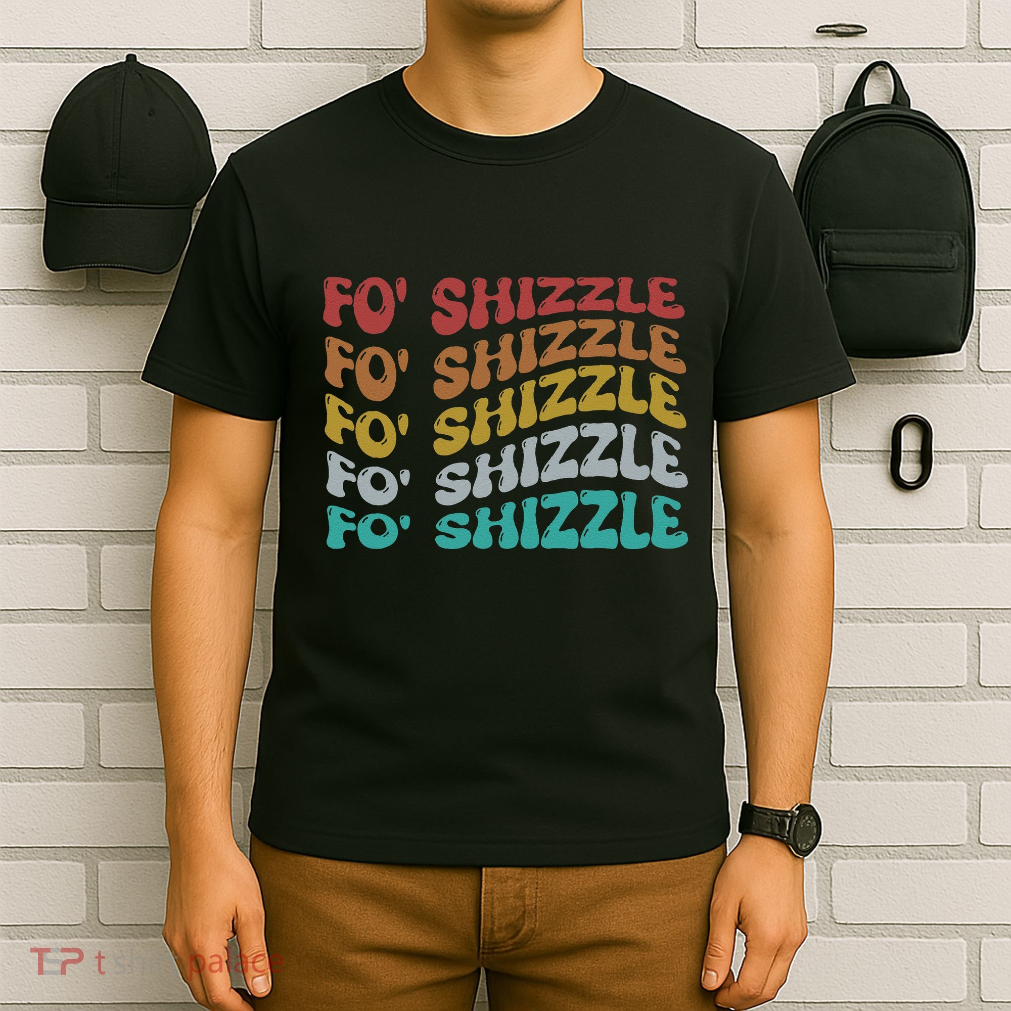 Funny Fo Shizzle Sarcastic Gangster Rap Fo Shizzle T-Shirt