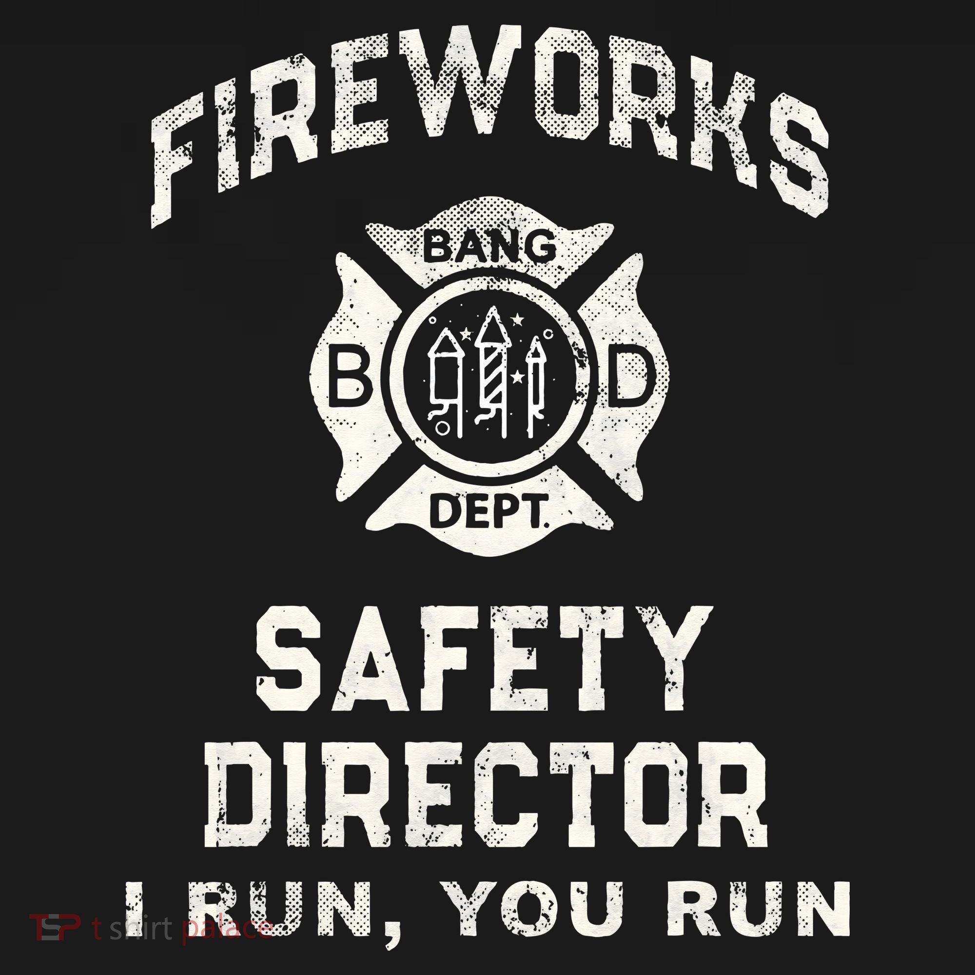 Funny FIREWORKS SAFETY DIRECTOR Firefighter America Red Pyro Mousepad