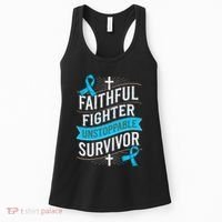 Faithful Fighter Survivor Prostate Cancer Awareness Women's Tank Top thumb 0