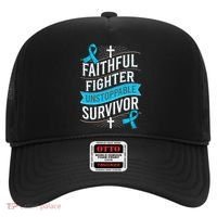 Faithful Fighter Survivor Prostate Cancer Awareness Hat thumb 0