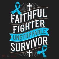 Faithful Fighter Survivor Prostate Cancer Awareness Hat thumb 2