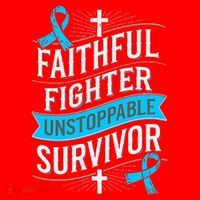 Faithful Fighter Survivor Prostate Cancer Awareness Santa Hat thumb 1
