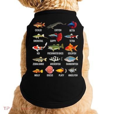 Freshwater Fish Species Chart Aquarium River Fish Guide Doggie Tank