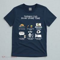 Funny Fishing Shirt Things I Do In My Spare Time T-Shirt thumb 5