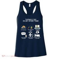 Funny Fishing Shirt Things I Do In My Spare Time Women's Tank Top thumb 0