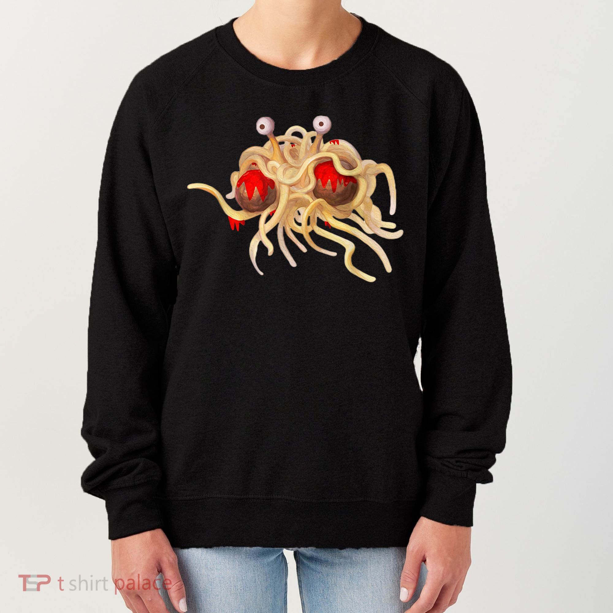 FSM Flying Spaghetti Monster Funny Pastafarian Atheist Women's Sweatshirt
