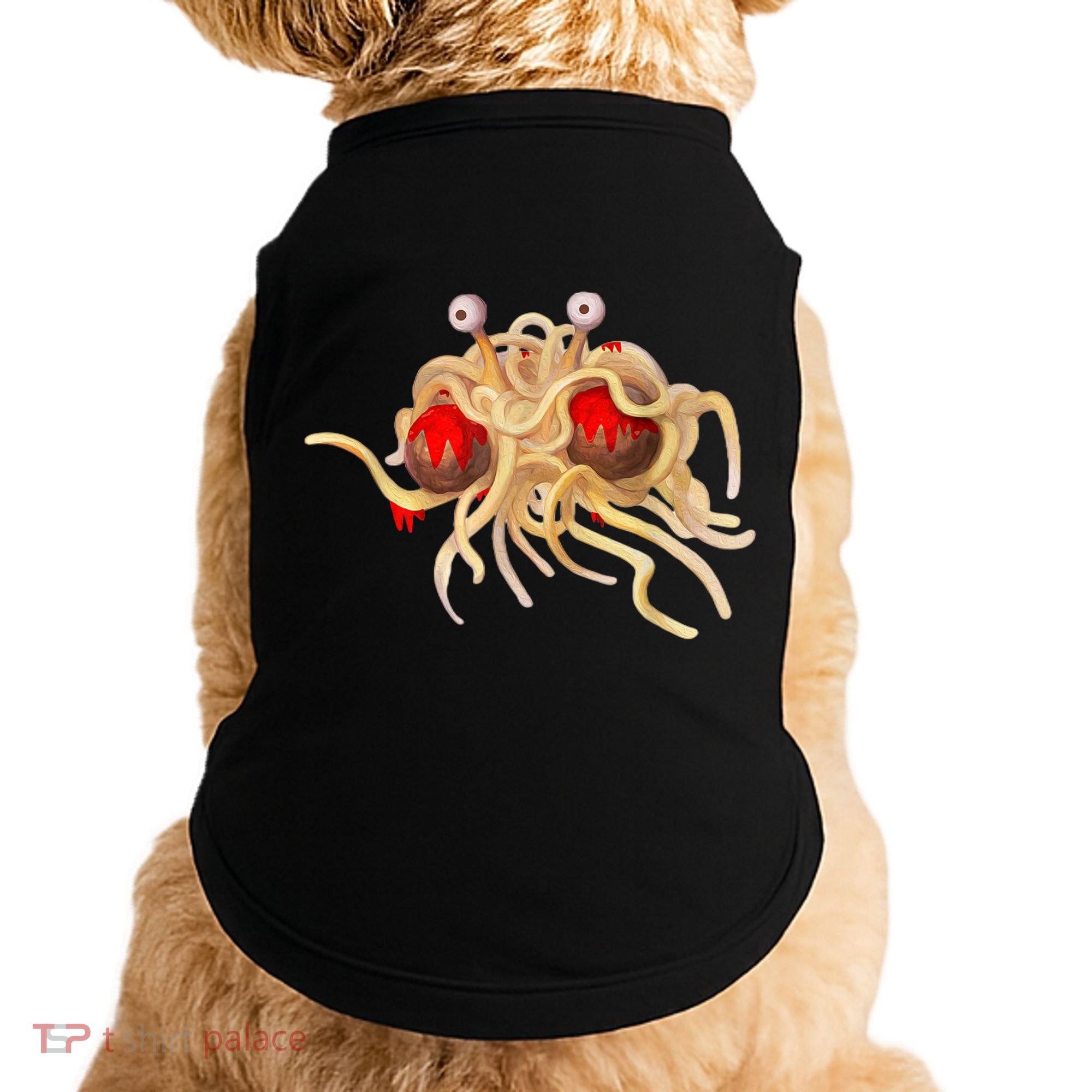 FSM Flying Spaghetti Monster Funny Pastafarian Atheist Doggie Tank