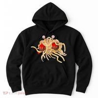 FSM Flying Spaghetti Monster Funny Pastafarian Atheist Hoodie thumb 0