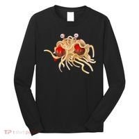 FSM Flying Spaghetti Monster Funny Pastafarian Atheist Long Sleeve Shirt thumb 0