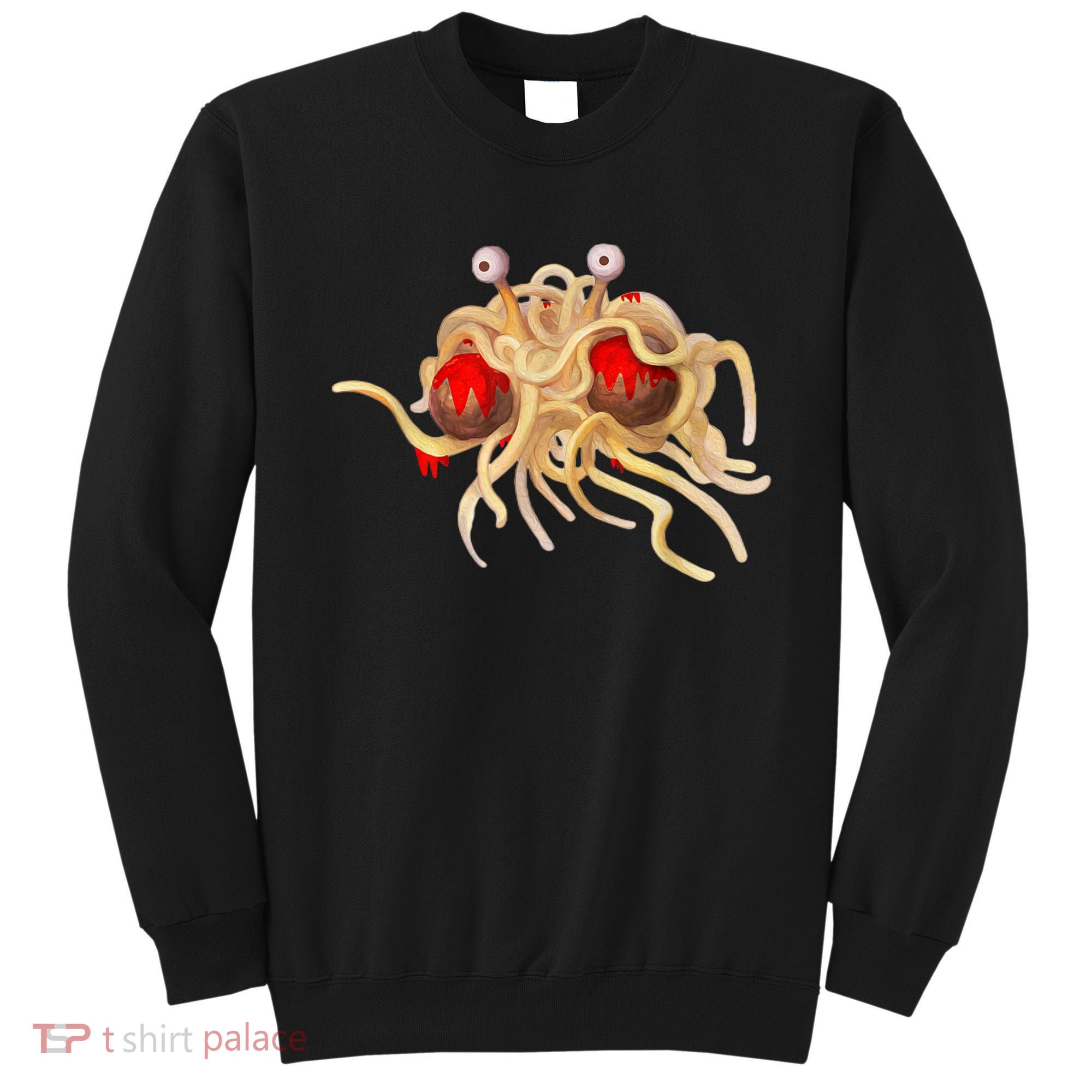 FSM Flying Spaghetti Monster Funny Pastafarian Atheist Sweatshirt