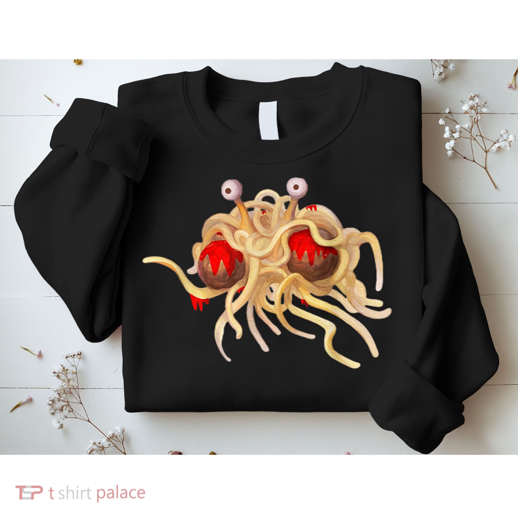 FSM Flying Spaghetti Monster Funny Pastafarian Atheist Sweatshirt