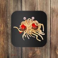 FSM Flying Spaghetti Monster Funny Pastafarian Atheist Coaster thumb 0