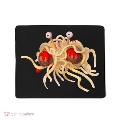 FSM Flying Spaghetti Monster Funny Pastafarian Atheist Mousepad