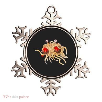 FSM Flying Spaghetti Monster Funny Pastafarian Atheist Ornament