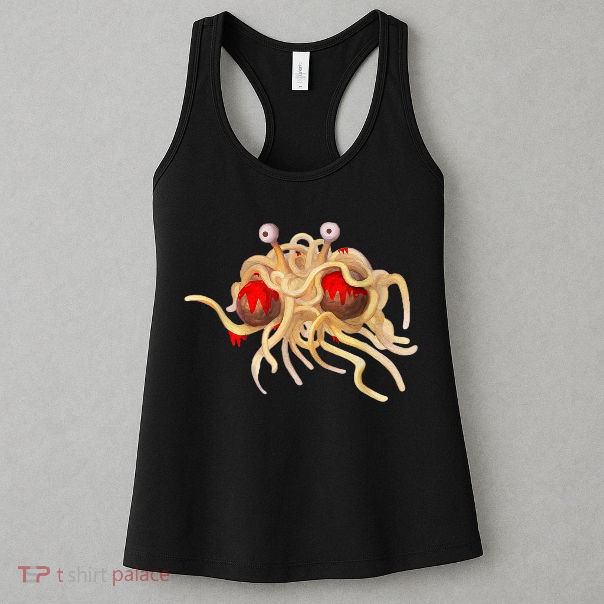 FSM Flying Spaghetti Monster Funny Pastafarian Atheist Women's Tank Top