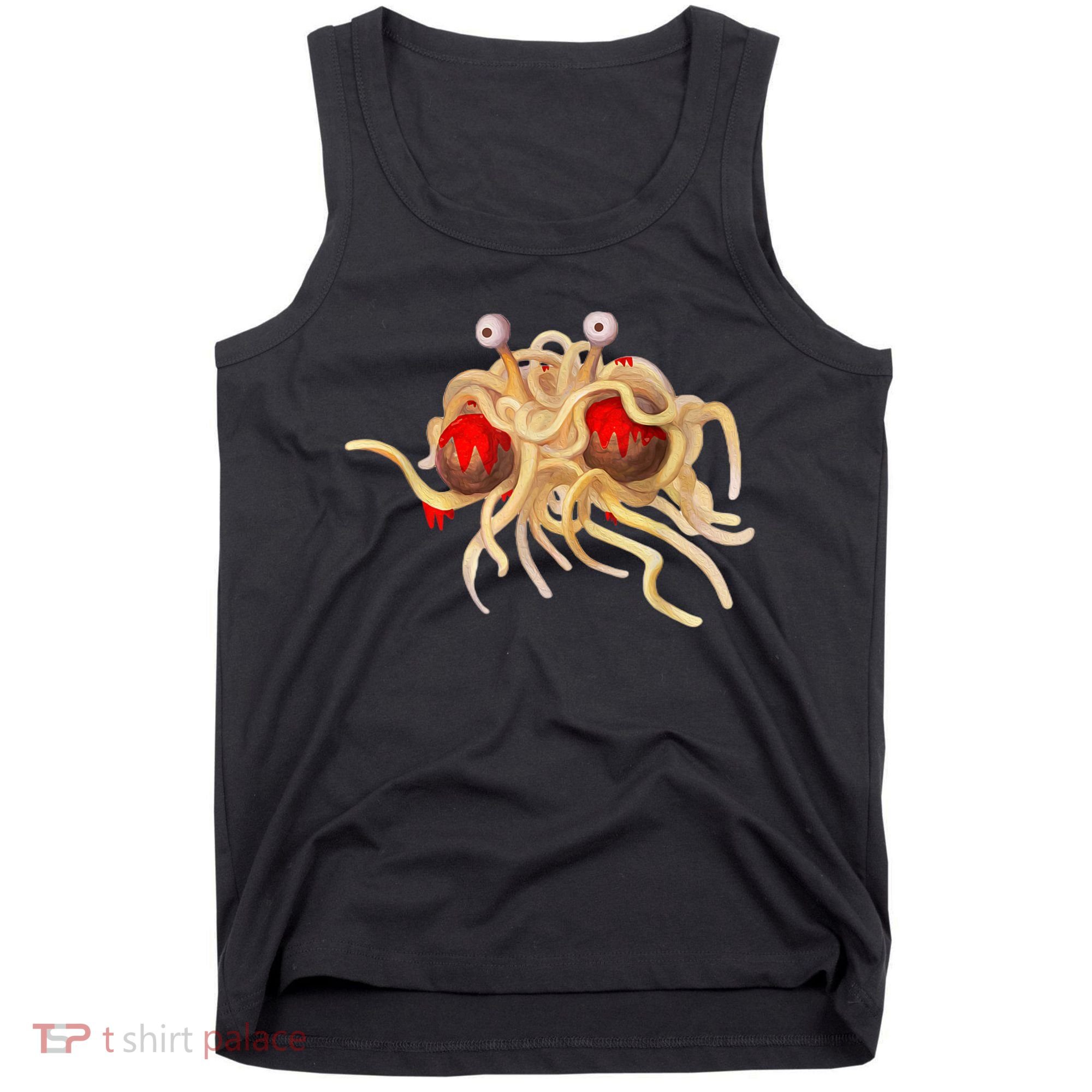 FSM Flying Spaghetti Monster Funny Pastafarian Atheist Tank Top