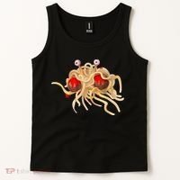 FSM Flying Spaghetti Monster Funny Pastafarian Atheist Tank Top thumb 2