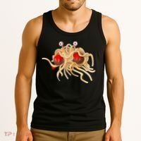 FSM Flying Spaghetti Monster Funny Pastafarian Atheist Tank Top thumb 3
