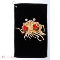 FSM Flying Spaghetti Monster Funny Pastafarian Atheist Golf Towel thumb 0