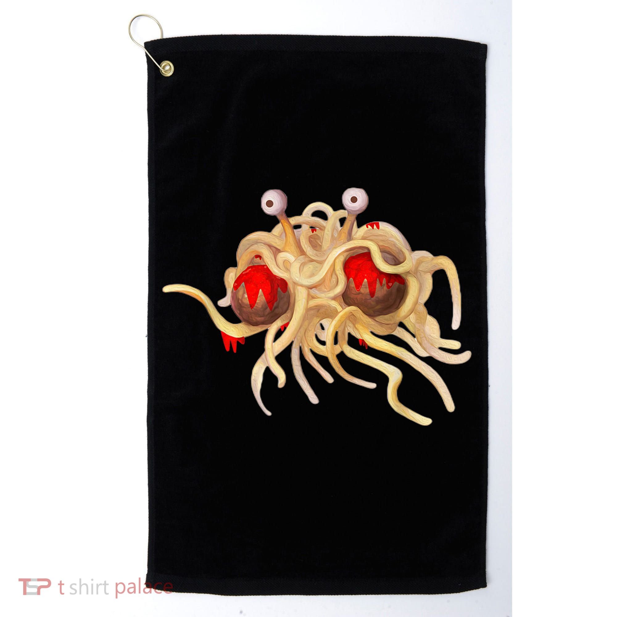 FSM Flying Spaghetti Monster Funny Pastafarian Atheist Golf Towel