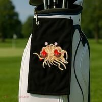 FSM Flying Spaghetti Monster Funny Pastafarian Atheist Golf Towel thumb 2