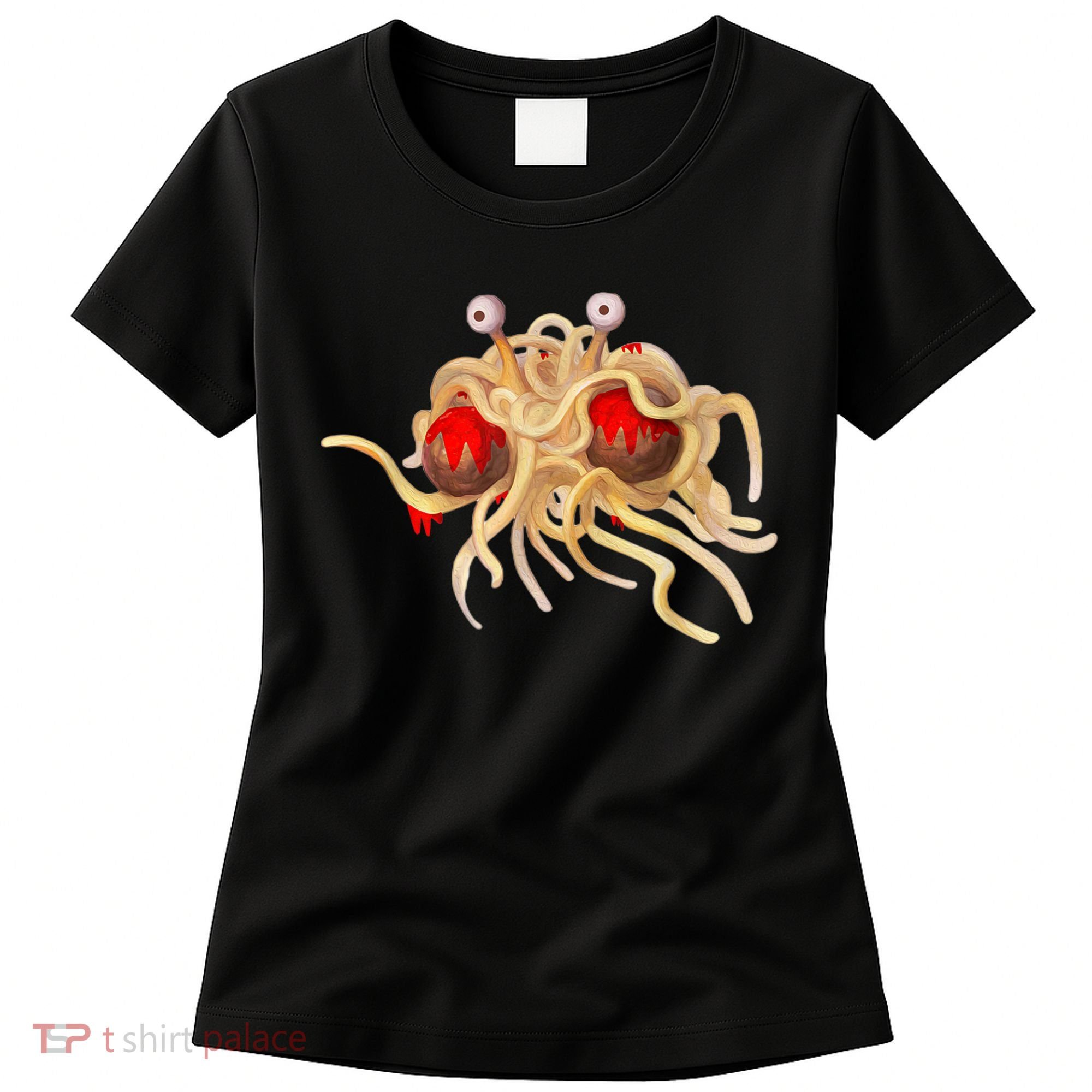 FSM Flying Spaghetti Monster Funny Pastafarian Atheist Women's T-Shirt