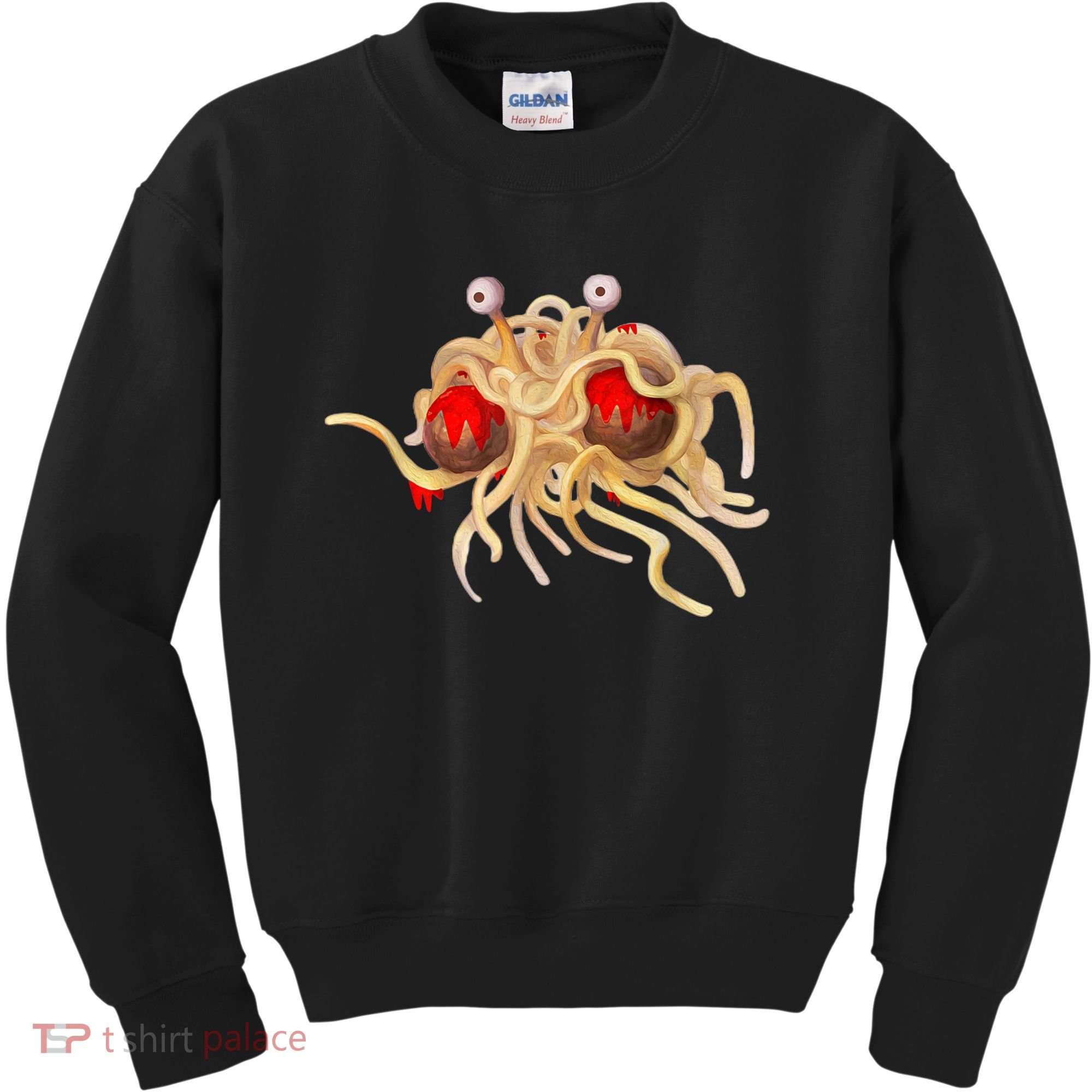 FSM Flying Spaghetti Monster Funny Pastafarian Atheist Kids Sweatshirt