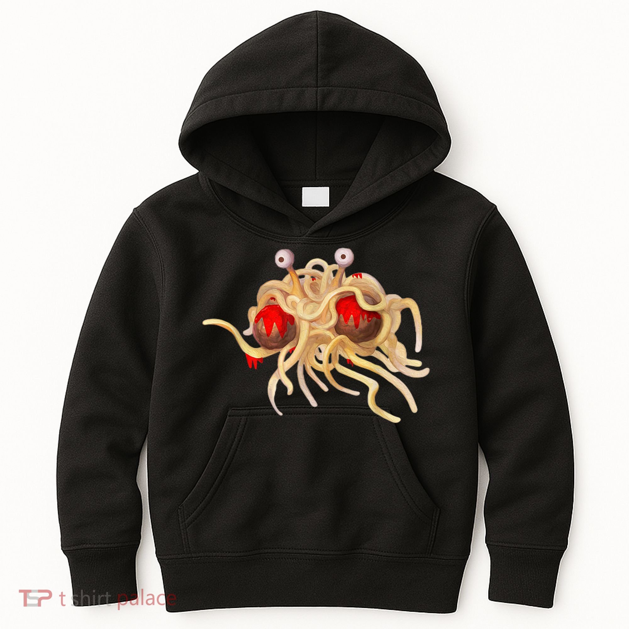 FSM Flying Spaghetti Monster Funny Pastafarian Atheist Kids Hoodie