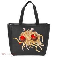 FSM Flying Spaghetti Monster Funny Pastafarian Atheist Tote Bag thumb 0