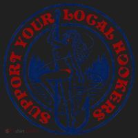 Funny Fishing Support Your Local Hookers Top For Dad Hat thumb 2