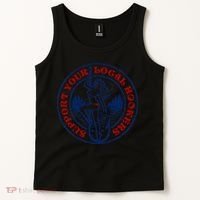 Funny Fishing Support Your Local Hookers Top For Dad Tank Top thumb 2