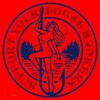 Funny Fishing Support Your Local Hookers Top For Dad Santa Hat thumb 1