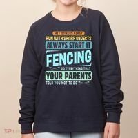 Funny Fencing Sport Pun Women's Sweatshirt thumb 0