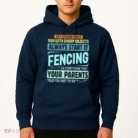 Funny Fencing Sport Pun Hoodie thumb 2