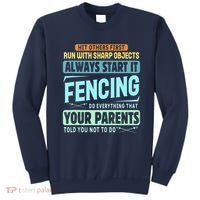 Funny Fencing Sport Pun Sweatshirt thumb 0