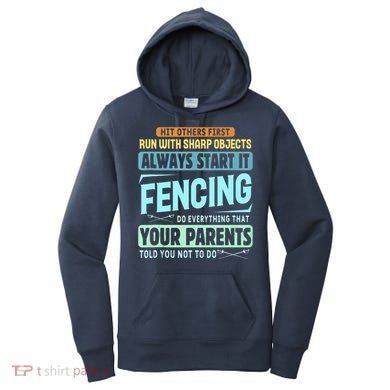 Funny Fencing Sport Pun Women's Hoodie
