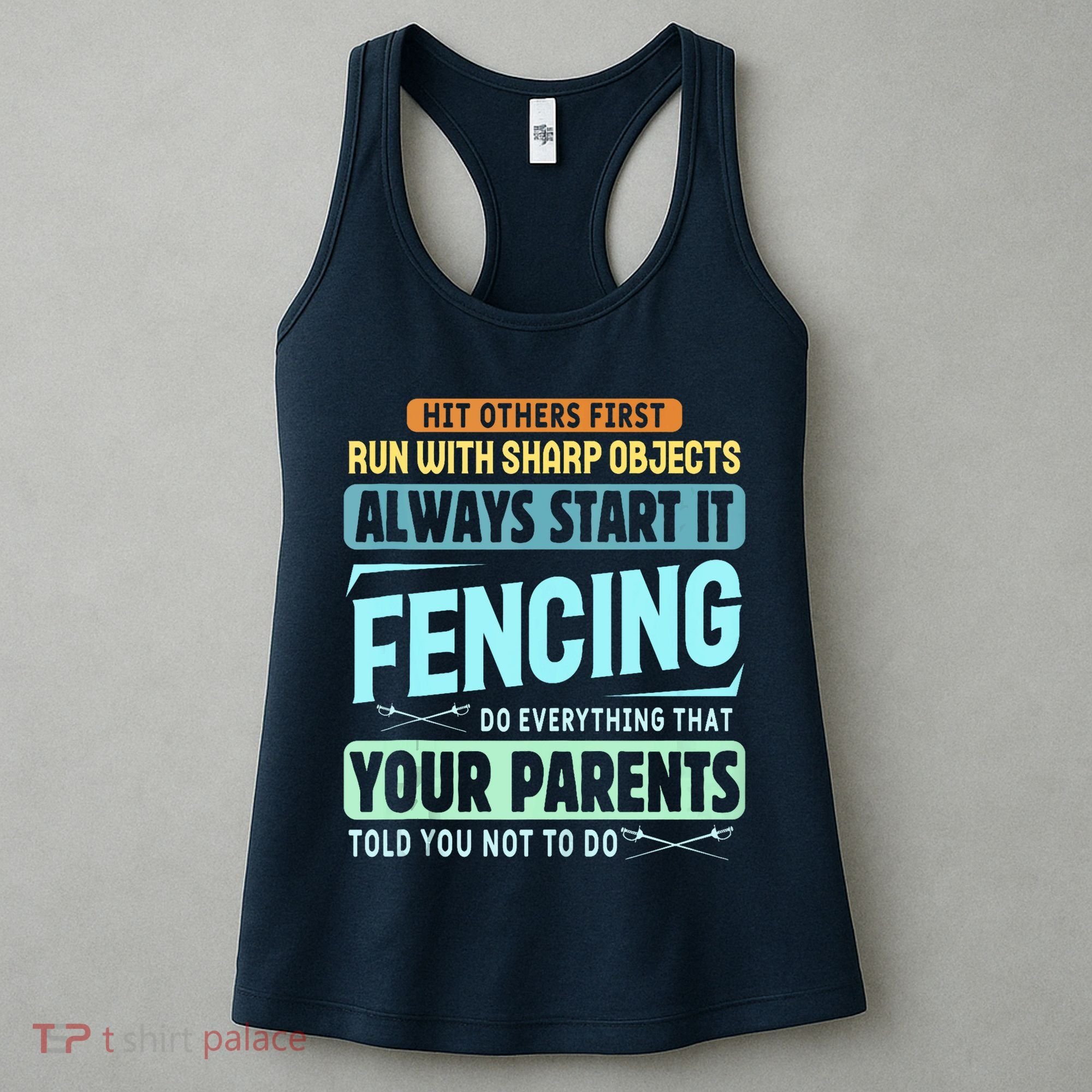 Funny Fencing Sport Pun Women's Tank Top