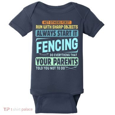 Funny Fencing Sport Pun Baby Bodysuit