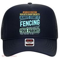 Funny Fencing Sport Pun Hat thumb 0