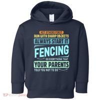 Funny Fencing Sport Pun Toddler Hoodie thumb 0