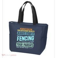 Funny Fencing Sport Pun Tote Bag thumb 3