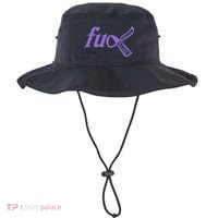 Funny Fuck Stomach Cancer Awareness Ribbon Gifts Bucket Hat thumb 0